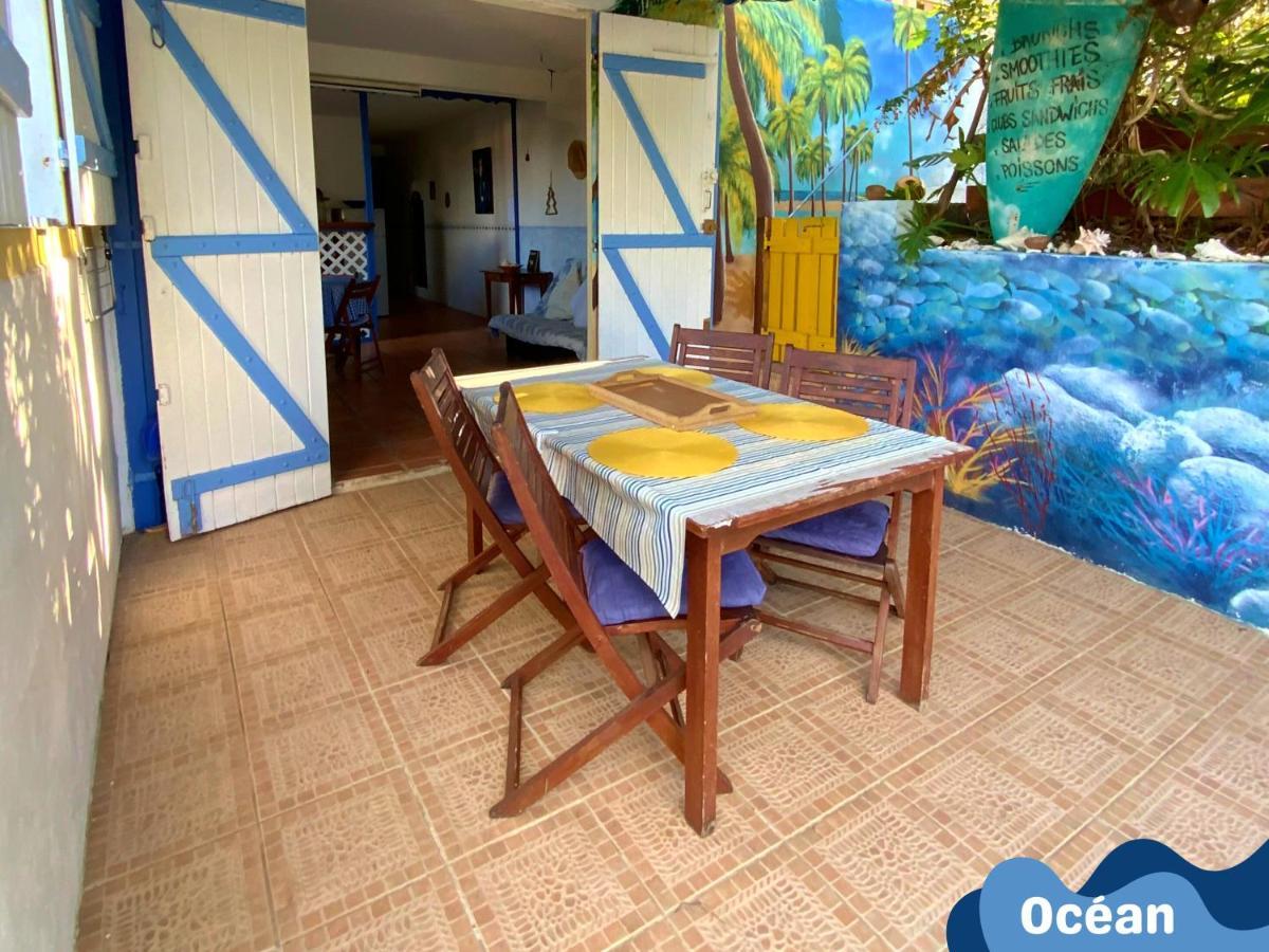 Ti Bwa Carbet Cosy Semi-Exterieur Avec Toit Terrasse Villa Sainte-Anne  Kültér fotó