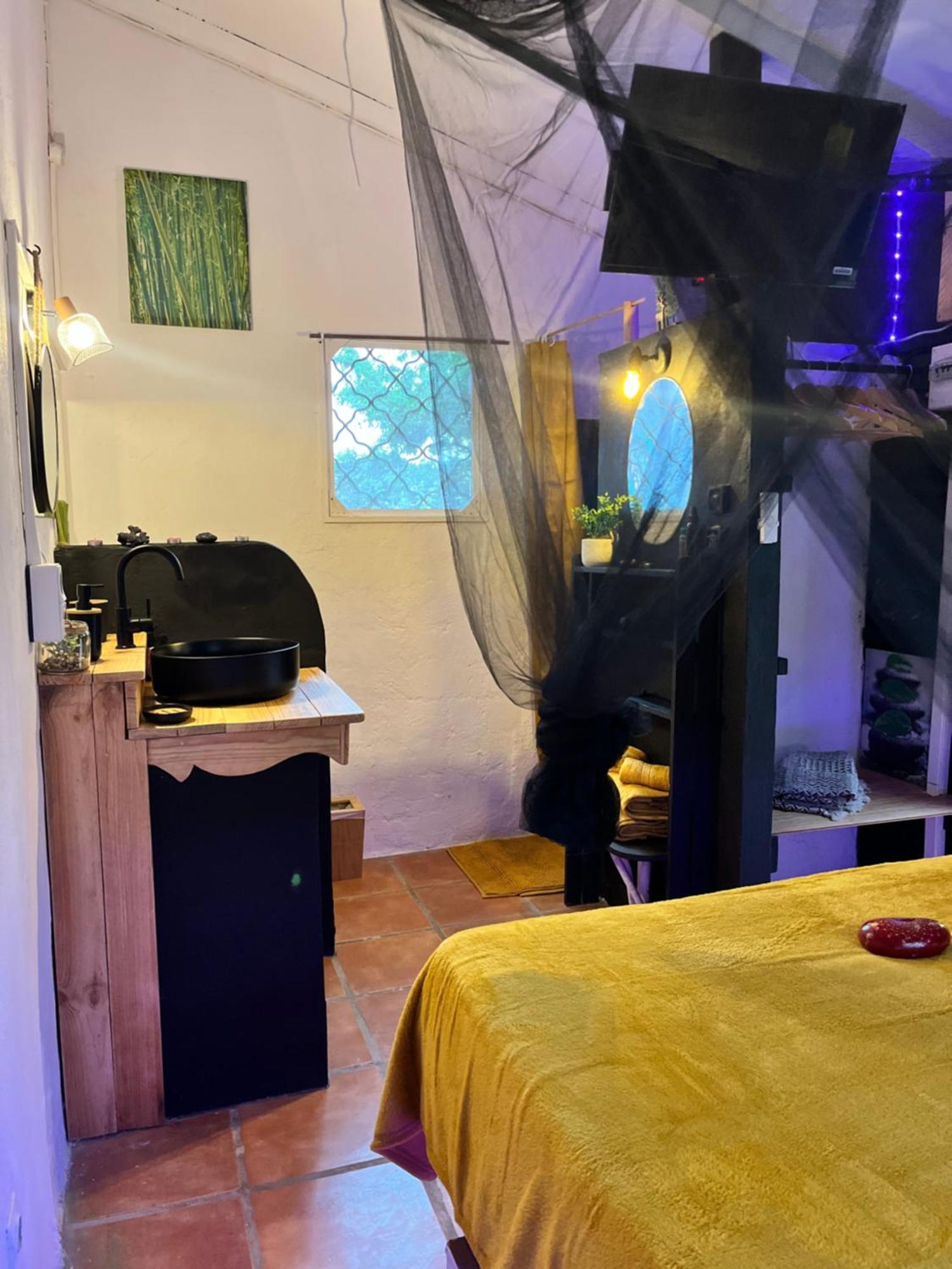 Ti Bwa Carbet Cosy Semi-Exterieur Avec Toit Terrasse Villa Sainte-Anne  Kültér fotó