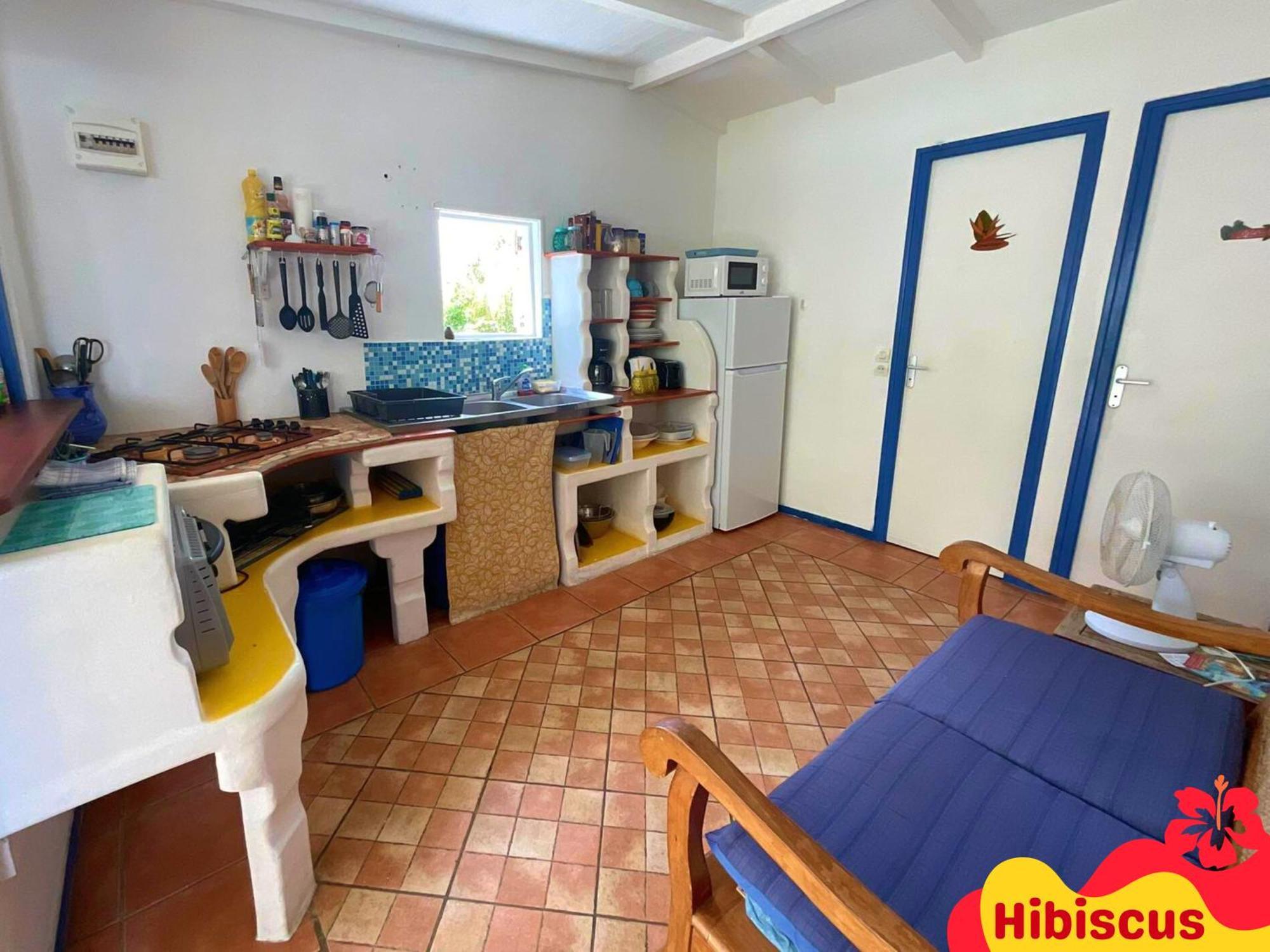 Ti Bwa Carbet Cosy Semi-Exterieur Avec Toit Terrasse Villa Sainte-Anne  Szoba fotó