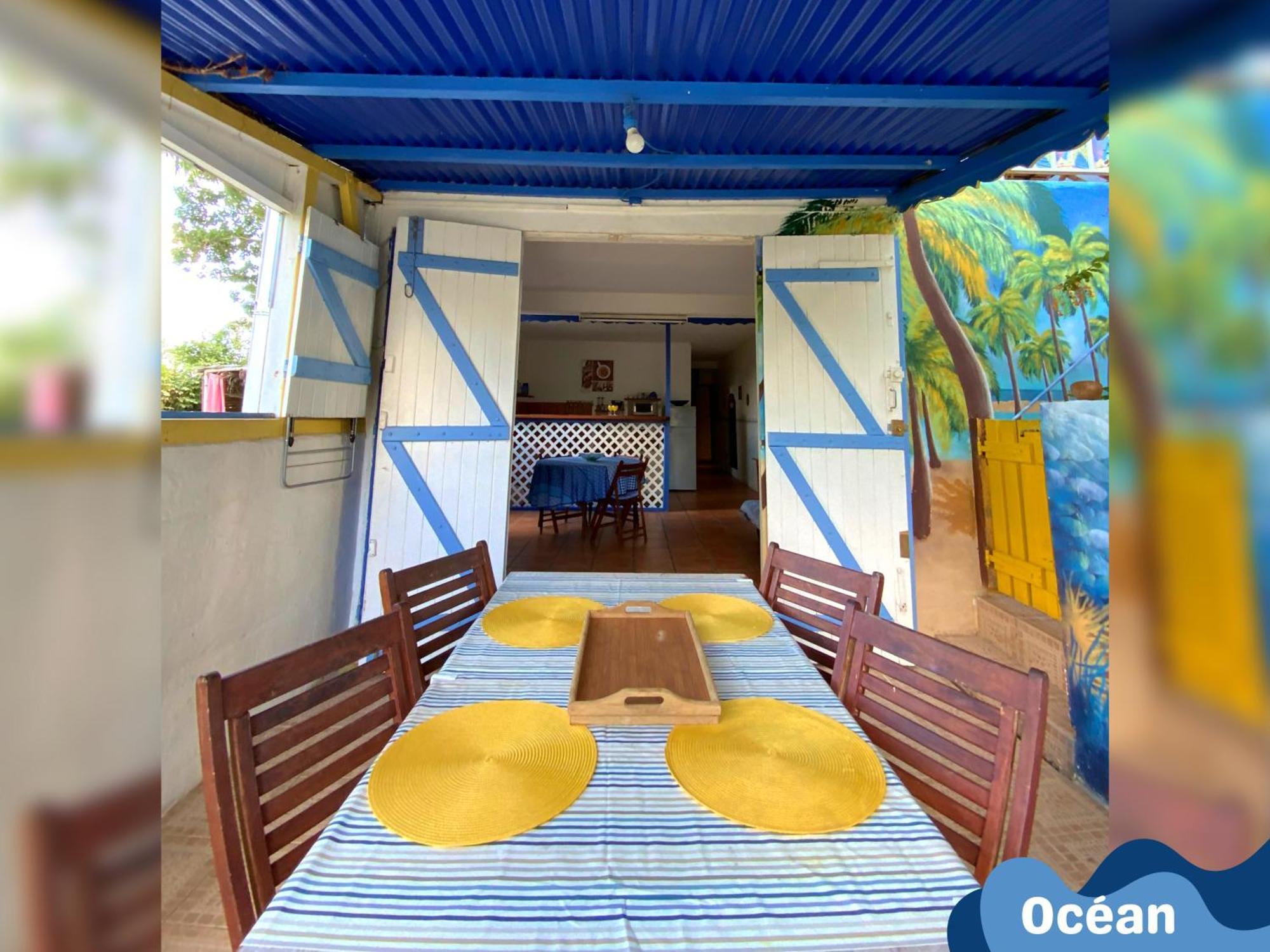 Ti Bwa Carbet Cosy Semi-Exterieur Avec Toit Terrasse Villa Sainte-Anne  Szoba fotó
