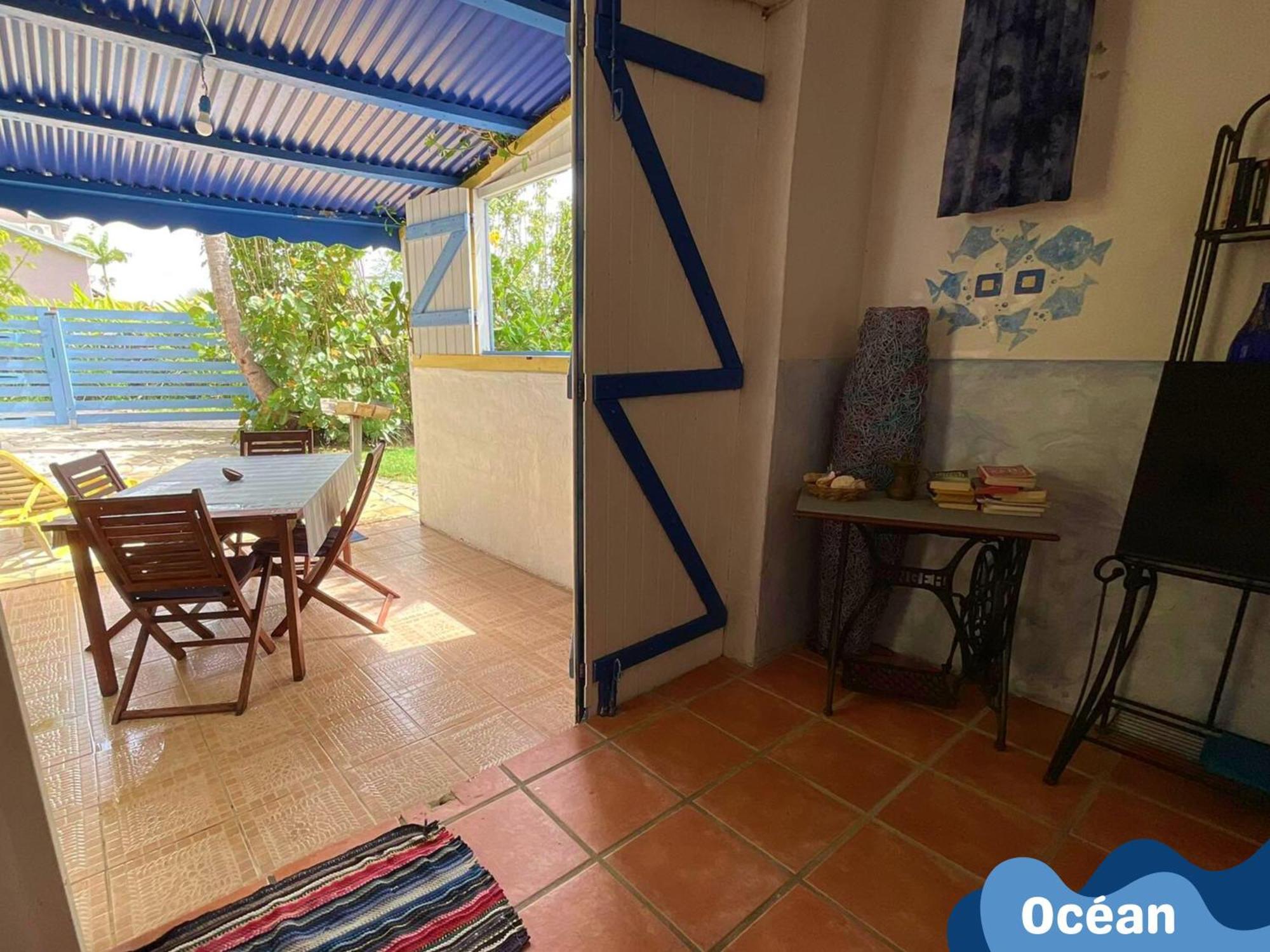 Ti Bwa Carbet Cosy Semi-Exterieur Avec Toit Terrasse Villa Sainte-Anne  Szoba fotó