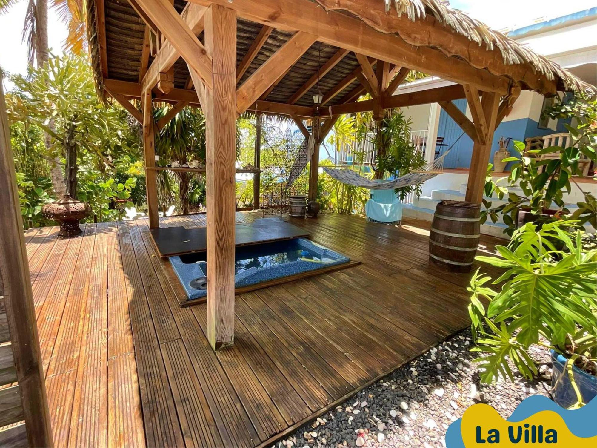 Ti Bwa Carbet Cosy Semi-Exterieur Avec Toit Terrasse Villa Sainte-Anne  Szoba fotó