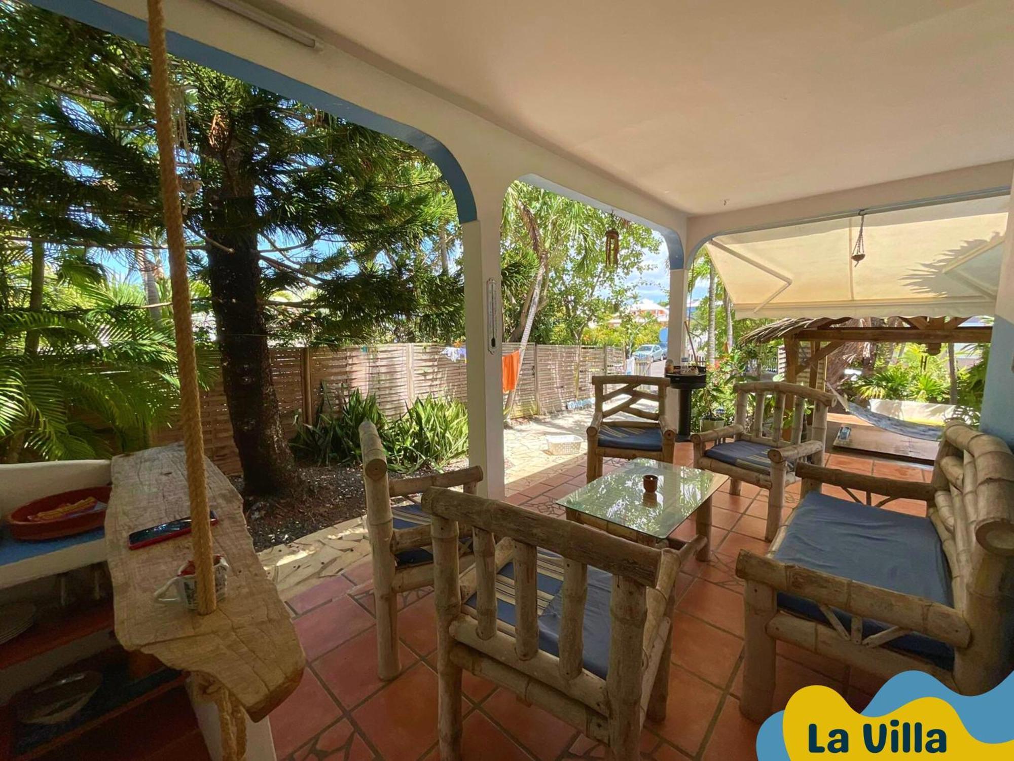 Ti Bwa Carbet Cosy Semi-Exterieur Avec Toit Terrasse Villa Sainte-Anne  Szoba fotó