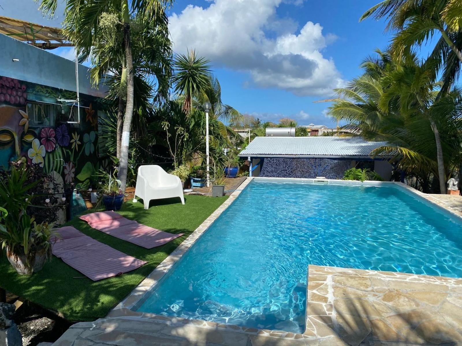 Ti Bwa Carbet Cosy Semi-Exterieur Avec Toit Terrasse Villa Sainte-Anne  Kültér fotó
